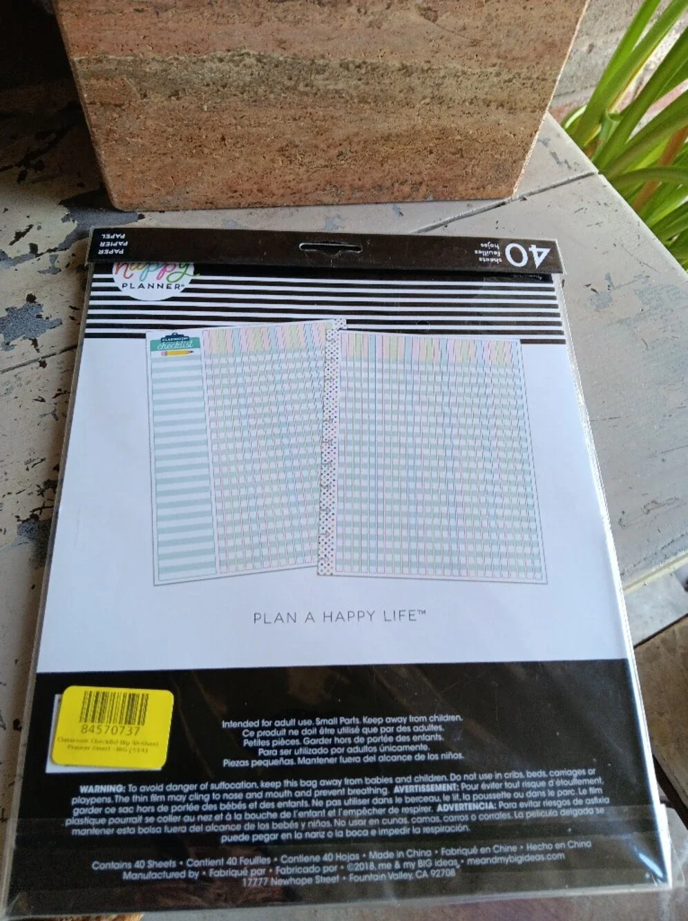 The Happy Planner Teacher Classic Refill Note Pages New